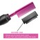 Goiple Electric Hot Comb Pink Hair Straightener Electrical Straightening Comb Curling Iron for Natural Black Hair Wigs with Wide Tooth/Rat Tail Comb, Wax Stick, Wig Cap, Edge Band, Hair Clips