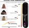 Portable Mini Hair Straighteners for Women, Rechargeable Cordless Travel Hair Straightener Brush, Ionic Heated Straightener Comb, 30s Fast Heating, Teen Girl Gifts Trendy Stuff (Black)