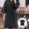 Hair Salon Supplies Hair Stylist Smock Salon Client Gown Kimono Style Lightweight Hair Salon Hair Cutting Capes for Clients (Black) Hair Salon Supplies Hair Salon Capes