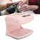 Air Nail Dryer, Nail Fan Blower Dryer Machine with Automatic Induction Sensor Cold Hot Air 300W High Power Nail Polish Dryer Drying Fan for Home and Salon Use, 5.7 x 6.1 x 7.3in