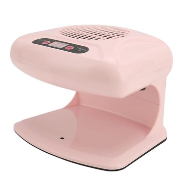 Air Nail Dryer, Nail Fan Blower Dryer Machine with Automatic Induction Sensor Cold Hot Air 300W High Power Nail Polish Dryer Drying Fan for Home and Salon Use, 5.7 x 6.1 x 7.3in