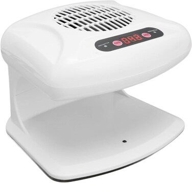 Air Nail Dryer, Warm Cool Wind Automatic Sensor Nail Fan Portable Air Nail Fan Blow Dryer for Home Salon (US Plug 110‑220V 110V)