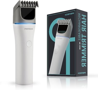 PRITECH Beard Trimmer with Adjustable Comb 3-21mm,Electric Hair Clipper,Cordless Trimmer Mens Grooming Trimmer for Beard Head Face and Body USB Rechargeable