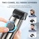 Vacuum Beard Trimmer for Men, Upgrade Adjustable Length with 2 Comb, Electric Vacuum Trimmer for Beard, Mustache and Stubble, Waterproof and Rinses Easy, High Precision Blades for Skin fit