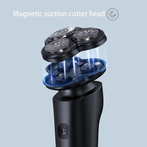 Electric face Shaver Men Razor Beard Trimmer for Shaving Machine Men&#39;s Rotary Shavers Razors Type-C USB Cordless Rechargeable
