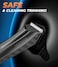 Body Hair Trimmer for Men Pubic Hair Trimmer - Wet/Dry Ball Trimmer with Ceramic Blade, Rechargeable Body Groomer for Men with Standing Recharge Dock, Cordless Groin Hair Trimmer for Men