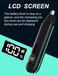 Nose Hair Trimmer for Men - 2024 Professional Painless Ear &amp; Facial Hair Trimmer for Men Women, IPX7 Waterproof USB Rechargeable, Dual Edge Blades for Easy Cleansing, LCD Display