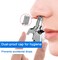 Manual Ear and Nose Hair Trimmer for Men Women,Capping Upgrade,Battery-Free,Waterproof,with Brush
