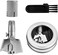 Manual Ear and Nose Hair Trimmer for Men Women,Capping Upgrade,Battery-Free,Waterproof,with Brush