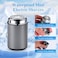 Rechargeable Electric Shaver for Men,2025 New Mini Electric Shavers Portable,Pocket Size Washable Electric Razor,Double-Ring Magnetic Cutter,USB Rechargeable Waterproof Electric Razor Trimmer (Blue)