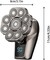 I-clean 9D Head Shavers for Bald Men, 6-in-1 Electric Razor, Waterproof Wet/Dry, Cordless Rechargeable, LED Display