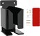 Cosmos Electric Razor Wall Mount Holder Acrylic Shaver Holder Razor Hanger Shaver Organizer for Men Bathroom Shower Toothpaste Razor Storage Two Installation (Solid Black)