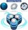 Mini Electric Razor for Men, Upgrade Mini Shaver, Pocket Size Portable Electric Shaver, USB Rechargeable, Waterproof, Easy to Use One-Button, Suitable for Home, Car, Travel, Gift for Men