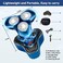 Mini Electric Razor for Men, Upgrade Mini Shaver, Pocket Size Portable Electric Shaver, USB Rechargeable, Waterproof, Easy to Use One-Button, Suitable for Home, Car, Travel, Gift for Men