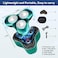 Sakioo Mini Electric Shaver for Men,Mini Portable Electric Shaver USB Mini Shaver Charging Suitable,Ideal for Home,Car and Travel Shavers for Men