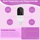Hair Steamer for Deep Conditioning, Heat Cap for Natural Hair Home use Thermal Steamer 10 Level Heats Up Quickly with Timer Settings Electric Heat Hair Spa Hat(Pink)
