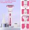 Upgraded 4 in 1 Electric Razors for Women, Portable Electric Shaver for Women with Digital LED Battery Display, Rechargeable Women Electric Trimmer for Face Arm Body Legs Underarm Bikini