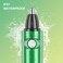 Nose Hair Trimmer for Men, 2024 Professional Painless Eyebrow&amp;Facial&amp;Nose Hair Trimmer for Men Women, IPX7 Waterproof, USB Rechargeable, Easy Cleaning, All-in-ONE Nose Hair Trimmer (Green)
