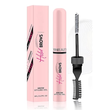 Eyebrow Gel Brow Styling Gel for Feathered &amp; Fluffy Brows Clear Brow Gel No Sticky Long Lasting Eyebrow Setting Gel Healthy Waterproof Eyebrow Gel Brow Lamination Effect Women Men Home Use Makeup