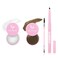 VIOLA HOUSE Eyebrow Soap Kit,Brows Styling Soap,Brow wax, Eyebrow Setting Gel+Eyebrow Tinted Gel+Eyebrow Pren+Eyebrow Brush. (Light Brown)