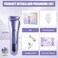 Pluxy Epil Pro 3.0 Women Face Epilator, Pluxy Facial Hair Removal for Women, Electric Facial Hair Removal Devices, 7-in-1 Painless Body Shaver and Facial Epilator