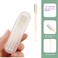 Manual Nose Hair Trimmer for Man &amp; Woman,Trimmer for Nose,Ear,Moustache Hair,Waterproof,Stainless Steel with Brush,Nasal Clippers (Yellow, 6 Pcs)