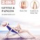 Facial Hair Remover for Women, Eyebrow Trimmer Nose Hair Razor 2-in-1, Mini Bikini Razor Precise Shaper, Portable Rechargeable Epilator for Lips, Body, Cheeks, Chin, Arms, Legs, Peach Fuzz (White)