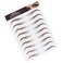 Eyebrow Tattoos Stickers Professional Eyebrow Grooming Shaping Sticker Eyebrow Transfer Sticker for Women(BROWN-01)
