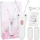 Threading Hair Removal Epilator, Electric Physical Threading Facial Body Hair Removal Epilator for Women, USB Hair Removal Machine with 2 Cotton Thread for Remove Eyebrow Lip Chin