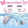 Electric Bikini Shaver for Women 4 in 1 Trimmer, Pubic &amp; Body &amp; Facial Hair Remover, Painless &amp; Safety for Body Meridian Underarm Nose Legs Hair Removal Razors, USB Rechargeable &amp; Waterproof