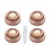 Facial Hair Removal Replacement Heads for Flawless Generation 1, Compatible with Finishing Flawless Facial Hair Remover, Single Halo Heads, 4 Pack