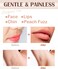 Facial Hair Removal for Women, Portable Lady Hair Shaver, Electric Rechargeable Painless Bikini Remover for Face, Upper Lips, Peach Fuzz, Chin, Armpit, Fingers, Arms, Legs and Body (Blue)