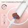 Facial Hair Removal for Women, Portable Lady Shaver, Rechargeable Painless Hair Remover for Face, Upper Lips, Chin, Peach Fuzz
