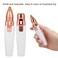 Facial Hair Remover for Women,Rechargeable Eyebrow Trimmer &amp; Facial Hair Remover 2 IN 1 Eyebrow and Painless Hair Remover Eyebrow Lips Body Facial Hair Removal for Women with