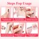 Dual Head Shaver Women, Glow Aura Womens Shaver, 2-in-1 Electric Razor for Womens Legs Underarm Face Pubic Hairs, Glowshave Hair Remover, Head Bikini Trimmer Rechargeable Eletctric for Women (Pink)