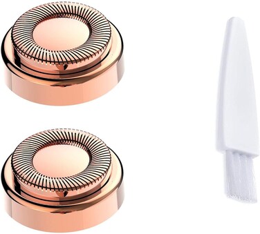 Facial Hair Remover for Women Replacement Heads for Generation （2PC）- as Seen on TV Painless Face Shaver -Mini Hair Remover, Electric Razor Shaver Portable