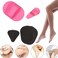 Smooth Away Facial Hair Remover Pads Exfoliation Kit for Women Girls, Smooth Legs and Facial Hair Removal Pads in 2 Sizes, Fine Black Sandpaper for Lips and Skin, Hair Removal and Exfoliation Kit