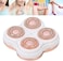 Hair Remover Replacement Head, Electric Hair Remover Body Hair Shaver Machine Head Legs Hair Remover Replacement Heads for 4 Head Hair Remover, 2.4 x 2.4 x 0.8in