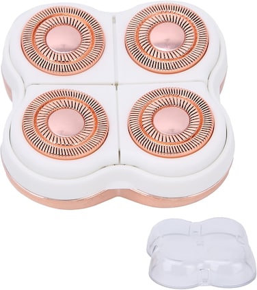Hair Remover Replacement Head, Electric Hair Remover Body Hair Shaver Machine Head Legs Hair Remover Replacement Heads for 4 Head Hair Remover, 2.4 x 2.4 x 0.8in