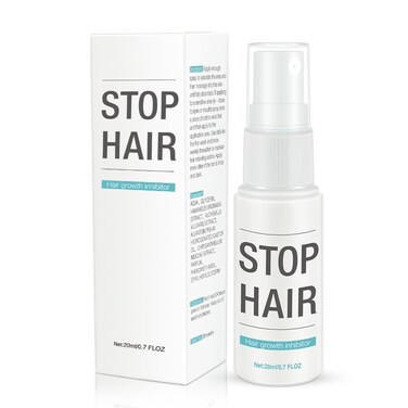 20ml Hair Growth Inhibitor Spray for Face Bikini, Non-Irritating Painless Hair Inhibitor Permanent Stop Hair Growth for Body, Arm, Armpit, Leg