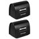 Uonlytech 2pcs Blade Storage Box Blades Dispenser Case Safe Storage Bank for Blades Safety Disposable Razors for Men Blades Disposal Collect Container Water Dispenser Household Travel Iron
