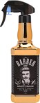 Water Sprayer 500ml/16.9oz Hair Spray Bottle Hairdressing Barber Spray Bottle Whisky Squirt Bottle Mist Salon Hair Tools Home Gardening(Golden)