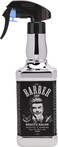 Water Sprayer 500ml/16.9oz Hair Spray Bottle Hairdressing Barber Spray Bottle Whisky Squirt Bottle Mist Salon Hair Tools Home Gardening(Silvery)