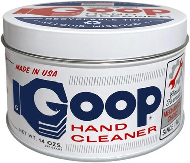 Classic Goop Heavy Duty Powerful Hand Cleaner for Mechanics, Removes Oil, Grease, Fluids, Concentrated Waterless Hand Degreaser Cream