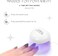 UV Nail lamp   18W Gel lamp   5 LED Beads USB UV Light for Gel Nails   Semi Cured Gel Nail Strips Cure lamp (White)
