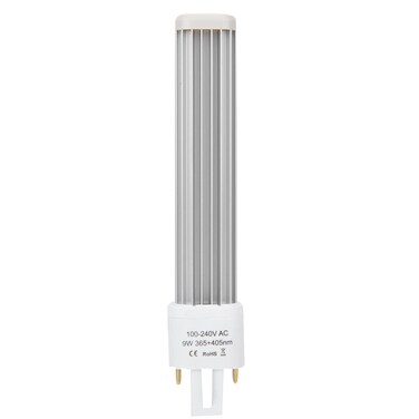 365+405nm Double Light Source 9W Nail Gel Curing Dryer Light Tube Replacement Lamp Bulb