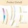 4PCS Sisterlock Retighten Tool, Interlocking Tool for Locs, Microlocs Retighten Tool, Sister Locks Locking Tool, Tightening Accessory Interlocking Needles for Locs(4 Colors)