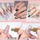 14Pcs Nail Magnet Tool Set Double-Head Flower Design Nail Magnet Pens Magnet Stick 3D Magnetic Cat Eye Gel Polish Nail Art for UV Gel Line Strip Multi-Function Magnet Board DIY Nail Art Tool
