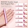 MIZHSE Magnet Nail Tool: Double-Head Nail Magnet Pens Cat Eye Magnet Tool Hexagonal Design Magnet Stick, Nail Art Cat Eye Magnet Stick Nail Design Tools for Studio Nail Salon Home DIY