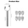 3 IN 1 Cat Eye Nail Magnet Y-Shaped Double Head Magnetic Cat Eye Gel Polish Multifunctional Nails Design Tools Powerful Force Magnet Portable Handheld for Salon Studio Home Manicure